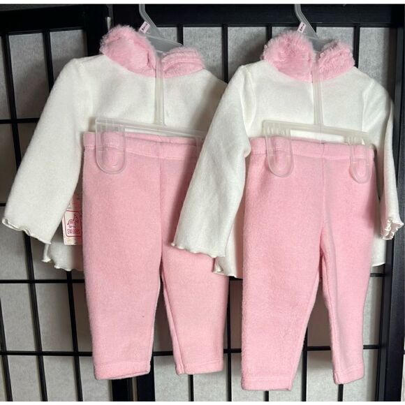 Swiggles Pink/white Button Up Two Piece Outfit - Picture 5 of 7